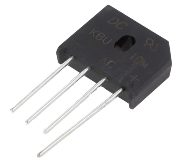 KBU10M, Brückengleichrichter: einphasig; Urmax: 1kV; If: 10A; Ifsm: 200A