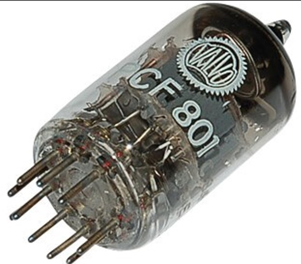 PCF801, Elektronenröhre, Mehrfachröhre, Noval, 9-pol, 300 mA
