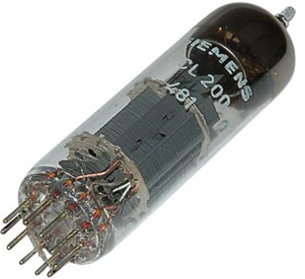 PCL200, Elektronenröhre, Mehrfachröhre, Decal, 10-pol, 300 mA