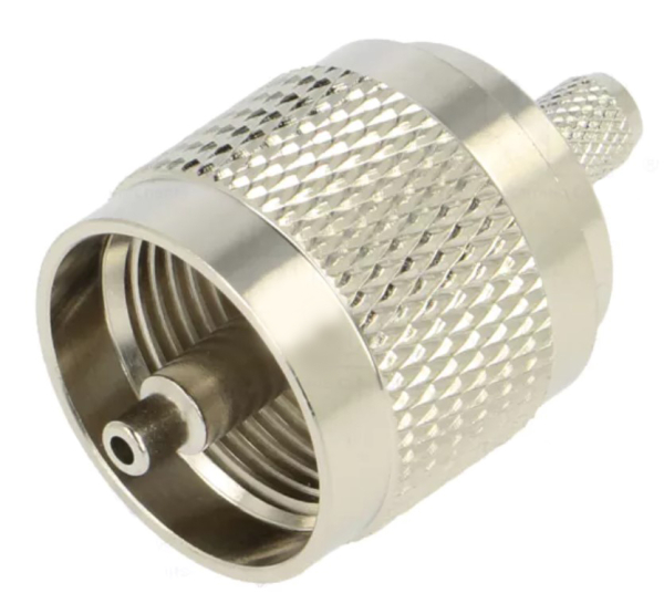 Steckverbinder: UHF (SO-239); Stecker; männlich; gerade; PS; 50Ω