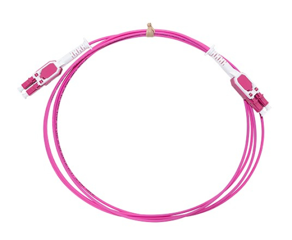 Uniboot Push/Pull LWL-Patchkabel, LC-LC, OM4, 7,5m