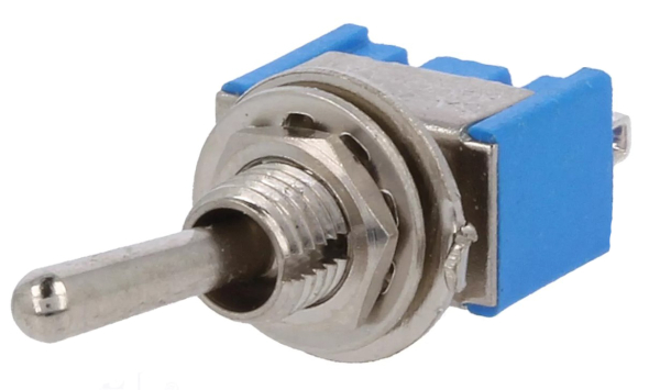 Schalter: Hebelschalter; Pos: 3; SP3T; ON-OFF-ON; 3A/250VAC; 20mΩ