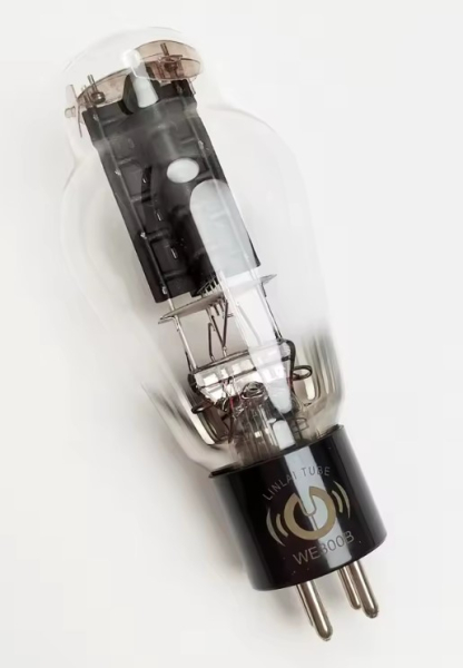 WE300B, Elektronenröhre, direkt geheizte Triode, 4-pol, 5 V